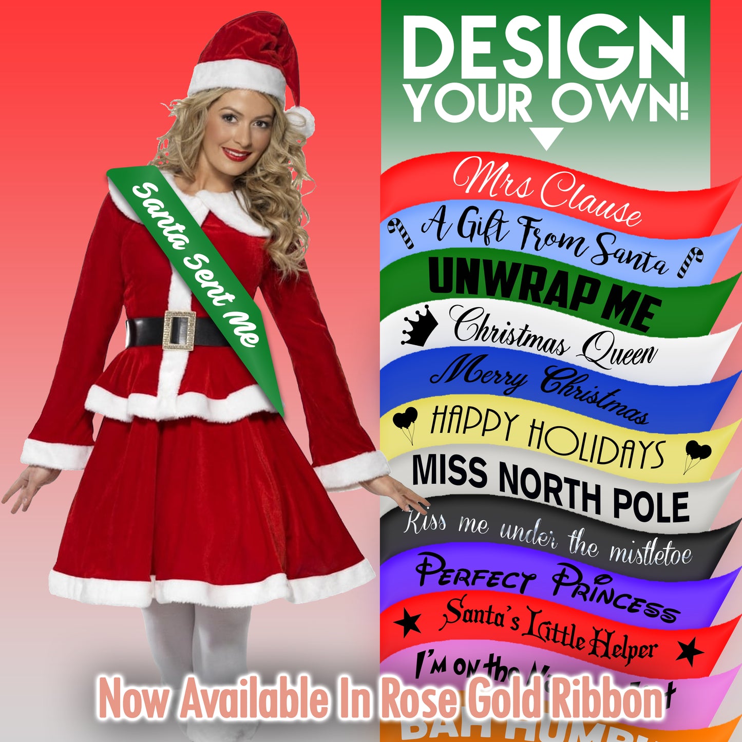 Personalised Christmas Sash